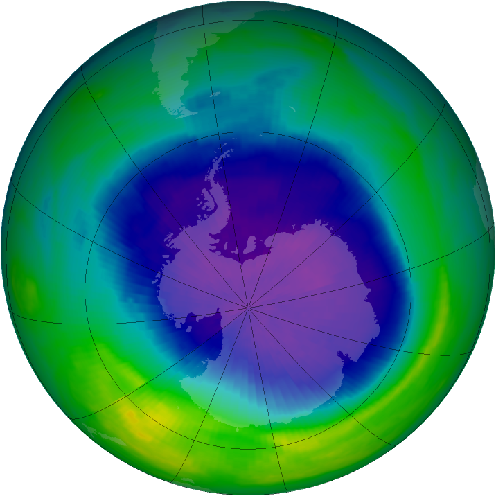 Ozone Map 1987-10-08